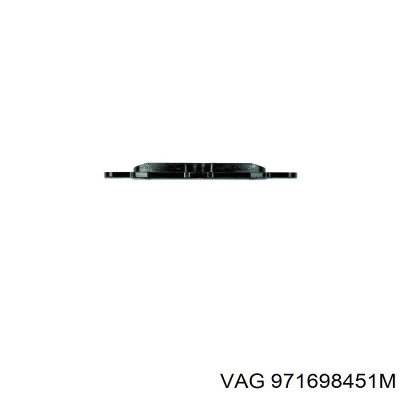 Купить 971698451M VAG Колодки тормозные задние, дисковые