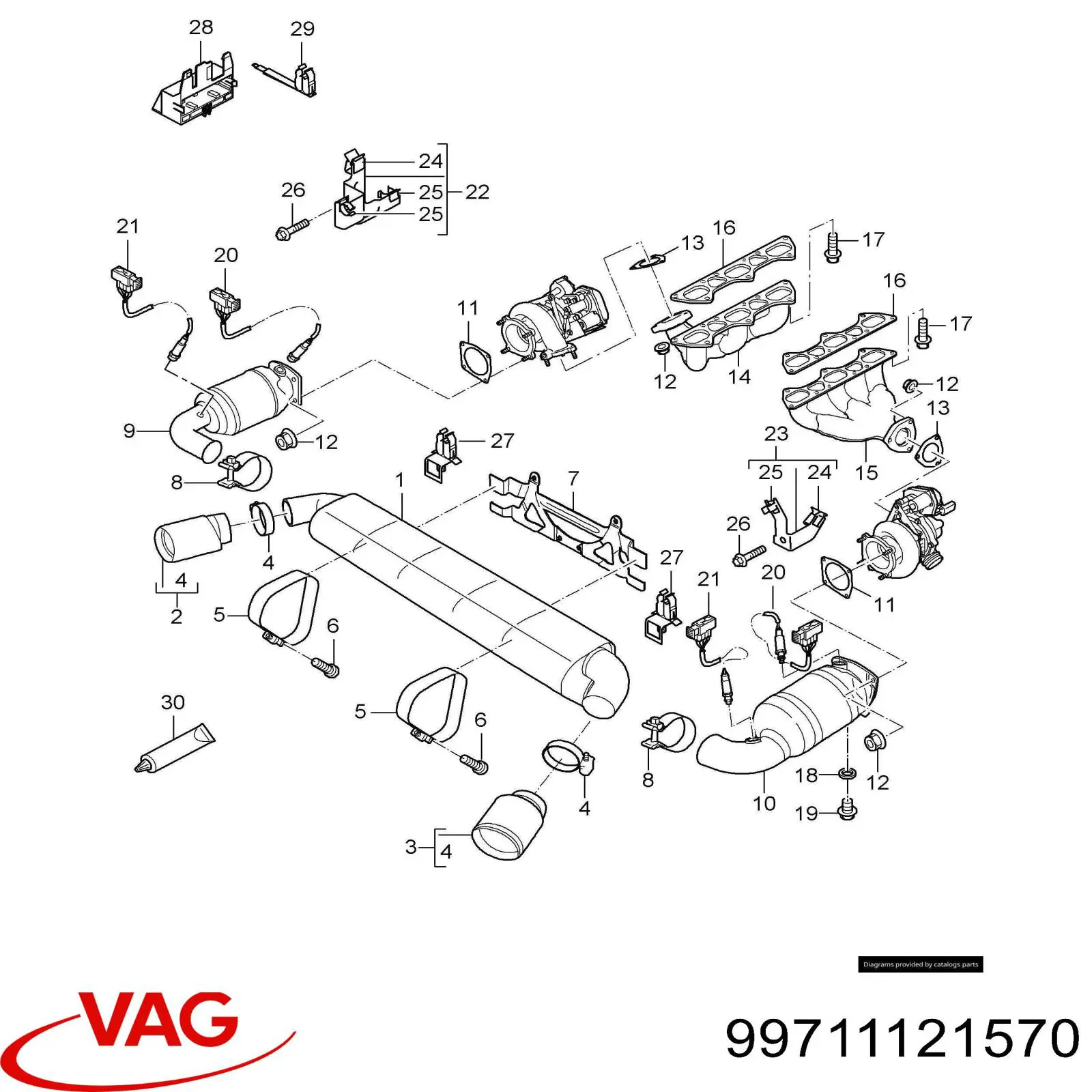 Купить 99711121570 VAG 