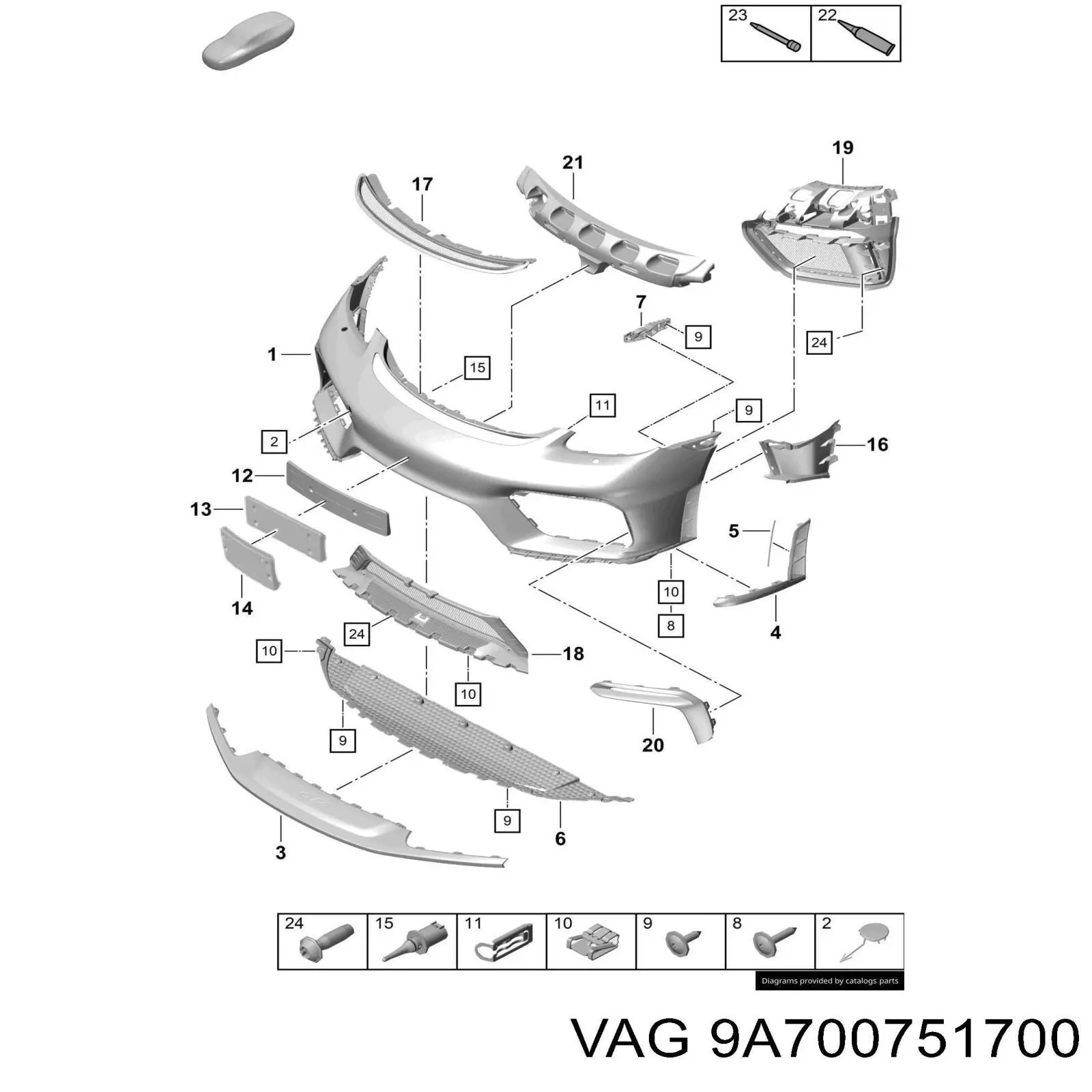 9A700751700 VAG 