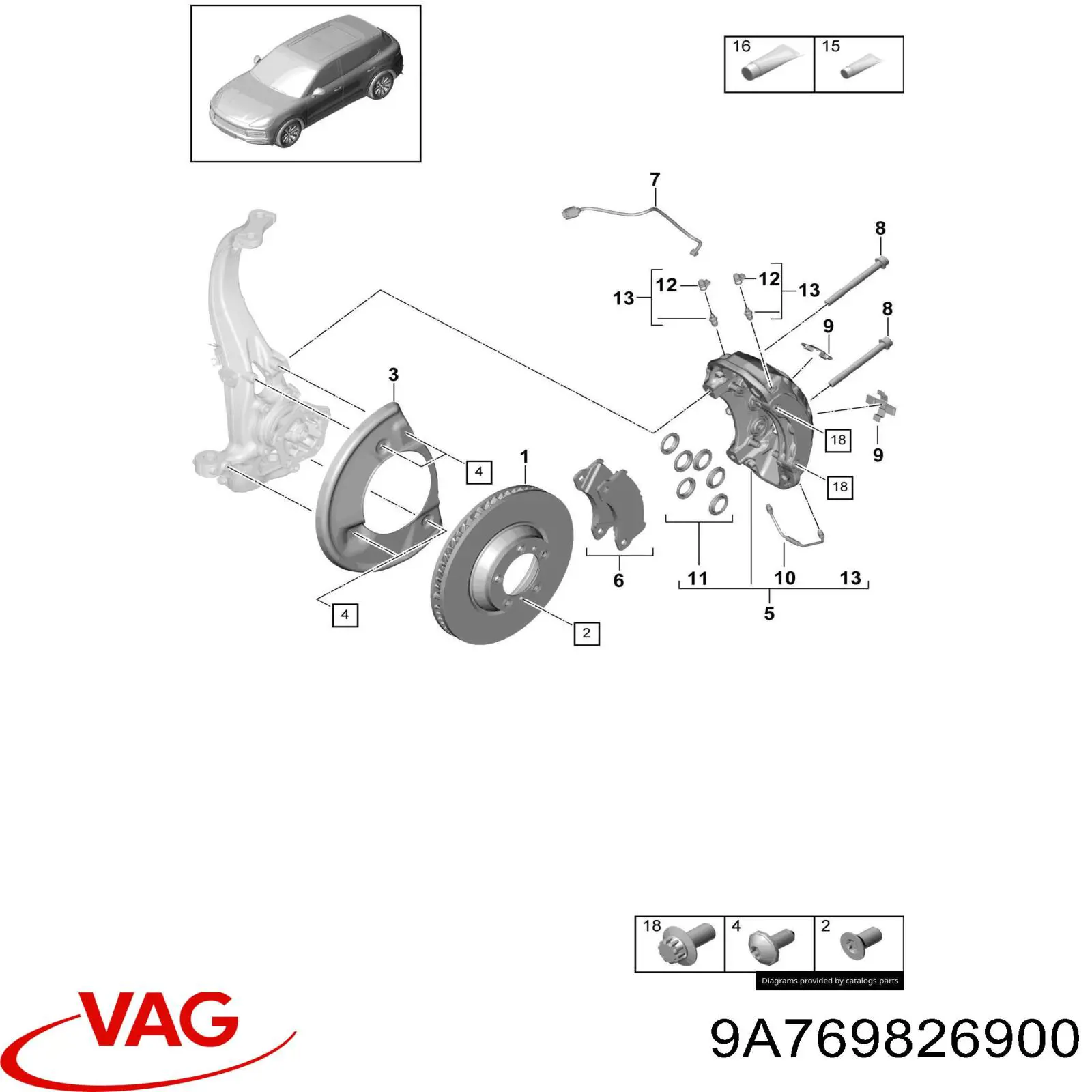 9A769826900 VAG 