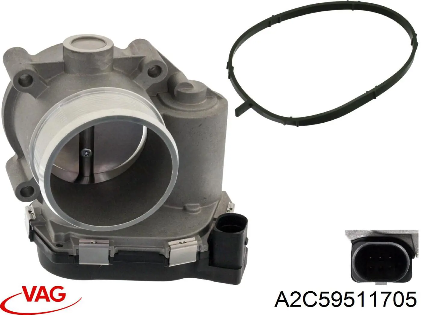 Válvula de borboleta montada VAG A2C59511705 preço, a partir de 54,21 USD