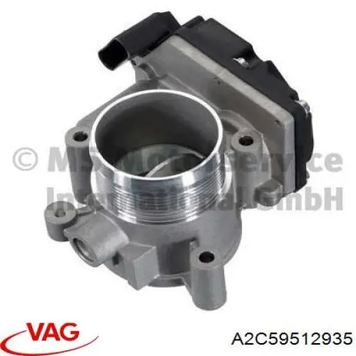 Дроссельная заслонка в сборе VAG A2C59512935 цена, от 41.48 USD