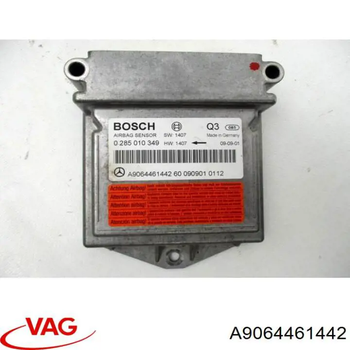 A9064461442 VAG módulo processador de controlo da bolsa de ar (centralina eletrônica airbag)