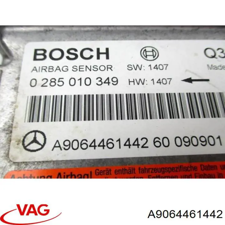 A9064461442 VAG Модуль-процессор управления подушки безопасности