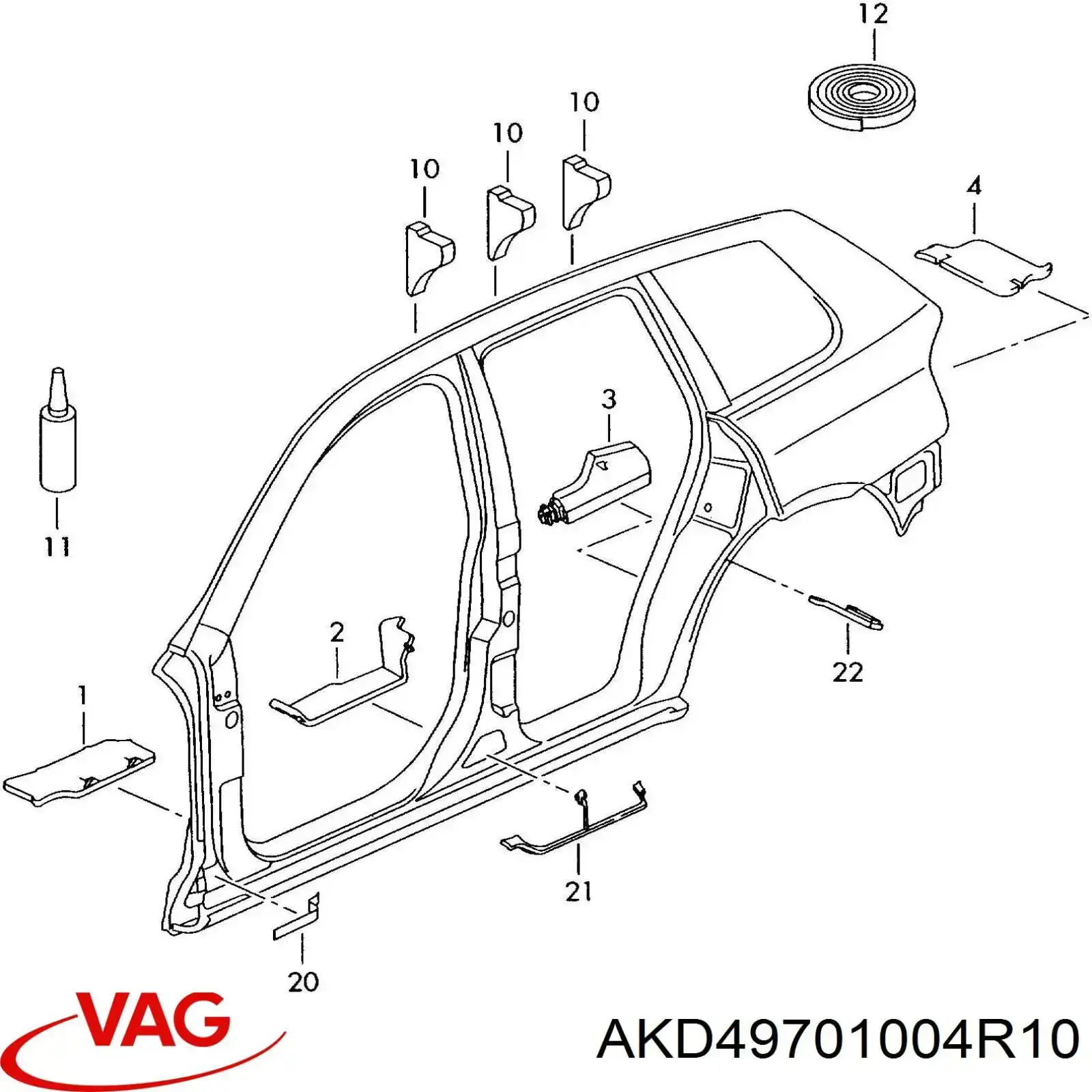  AKD49701004R10 VAG