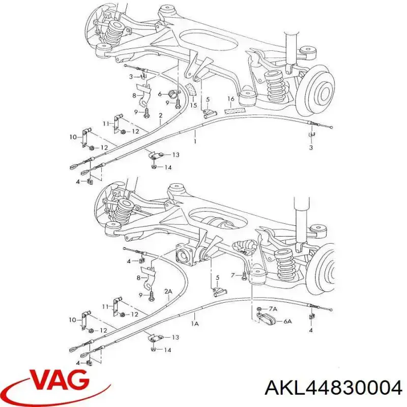 VAG AKL44830004 цена, от 48.69 USD
