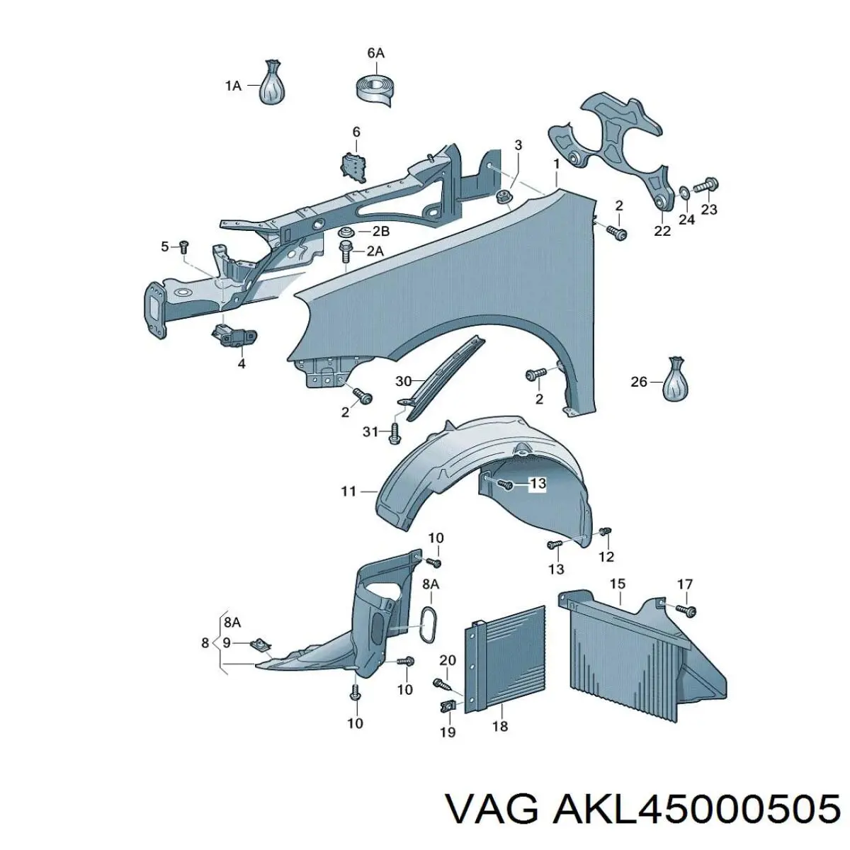 Герметик прокладочный AKL45000505 VAG