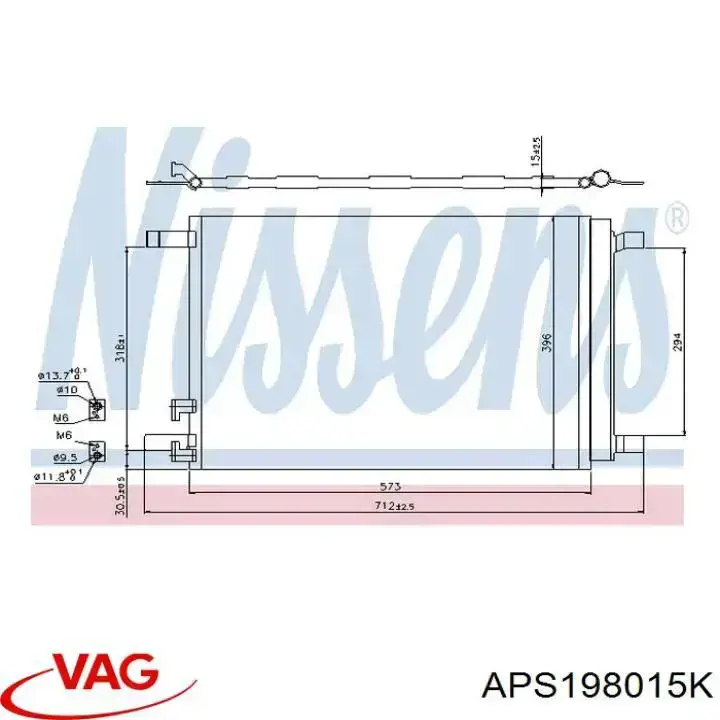 Купить APS198015K VAG Комплект сцепления (диск, корзина, подшипник)