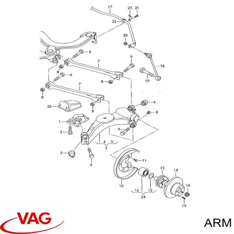 ARM VAG Мотор в сборе