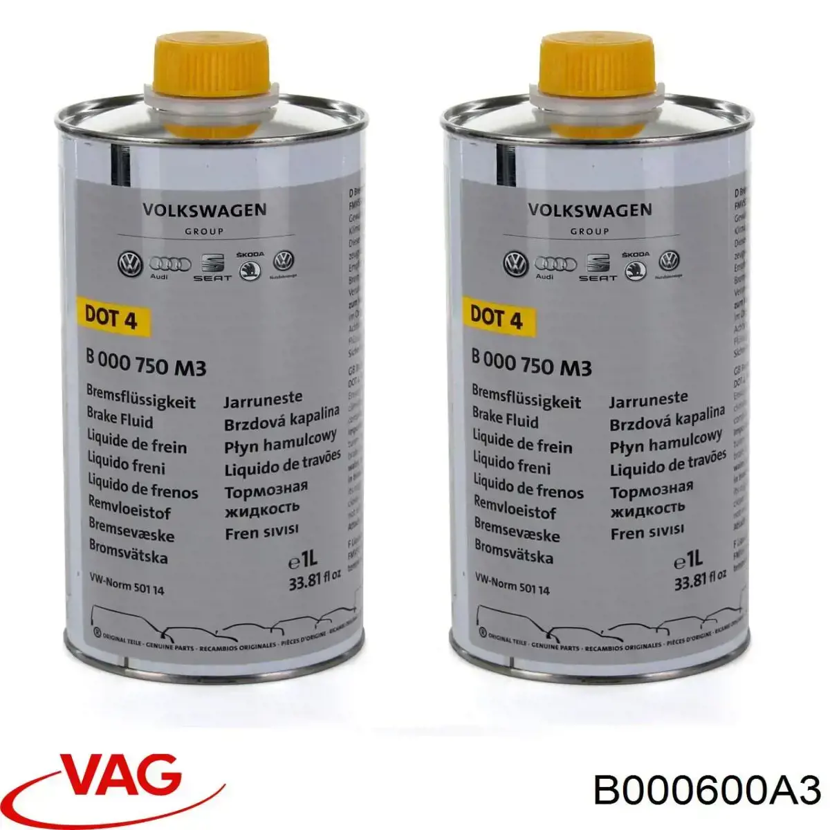 Жидкость тормозная VAG B000600A3