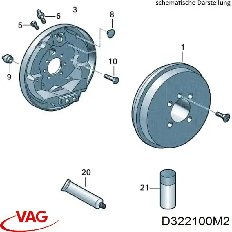  VAG D322000A2 цена, от 37.41 USD