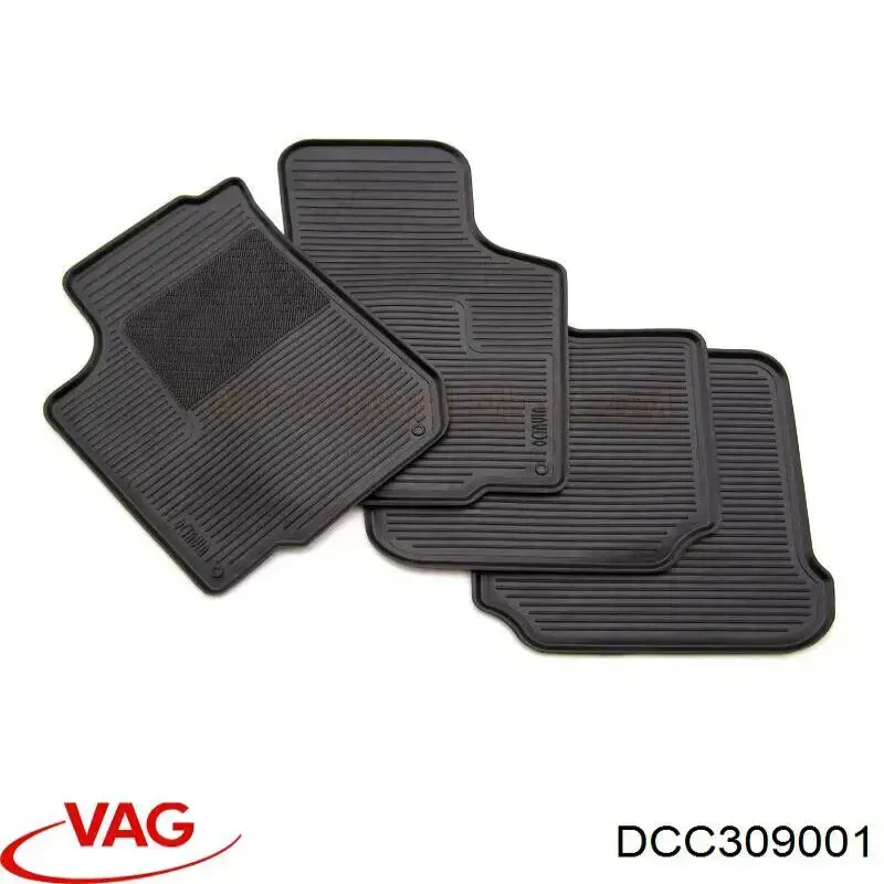 Коврики передние + задние, комплект VAG DCC309001
