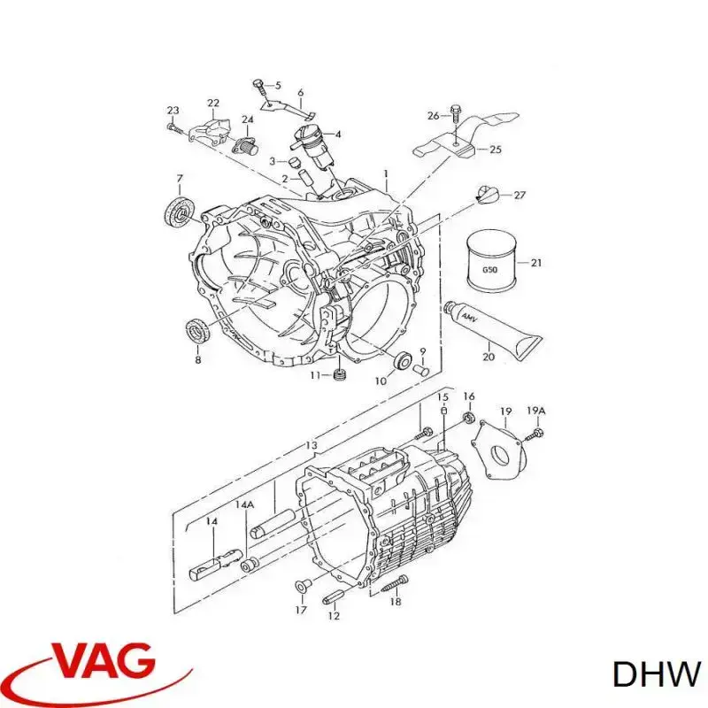 Коробка переключения передач VAG DHW цена, от 112.61 USD