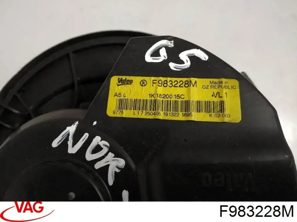 Вентилятор печки F983228M VAG