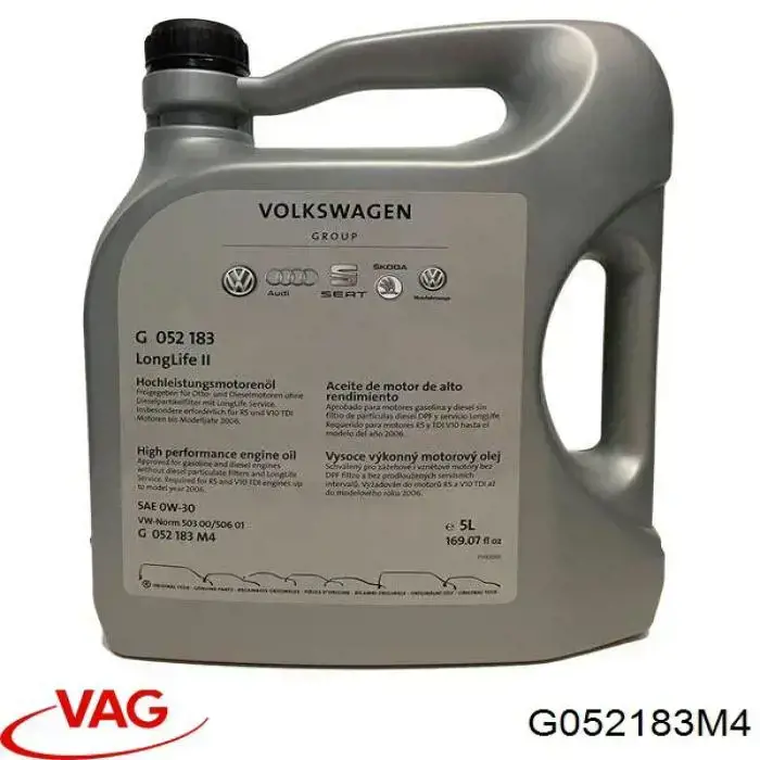 Моторное масло VAG (G052183M4)