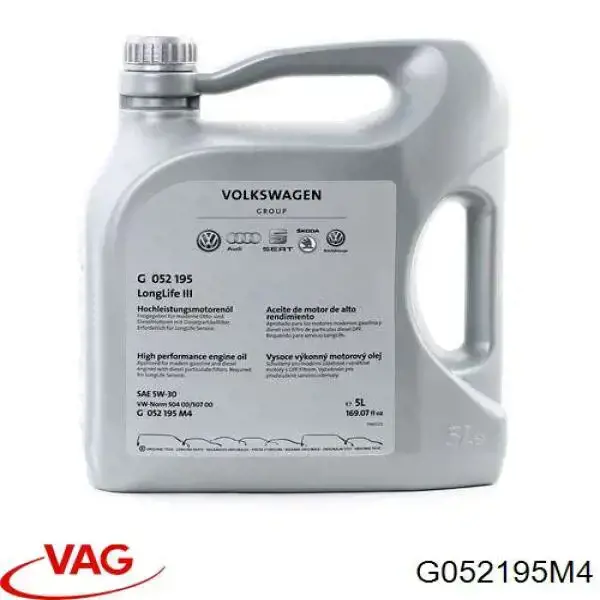 Купить G052195M4 VAG Моторное масло для дизеля