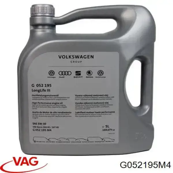 Моторное масло G052195M4 VAG
