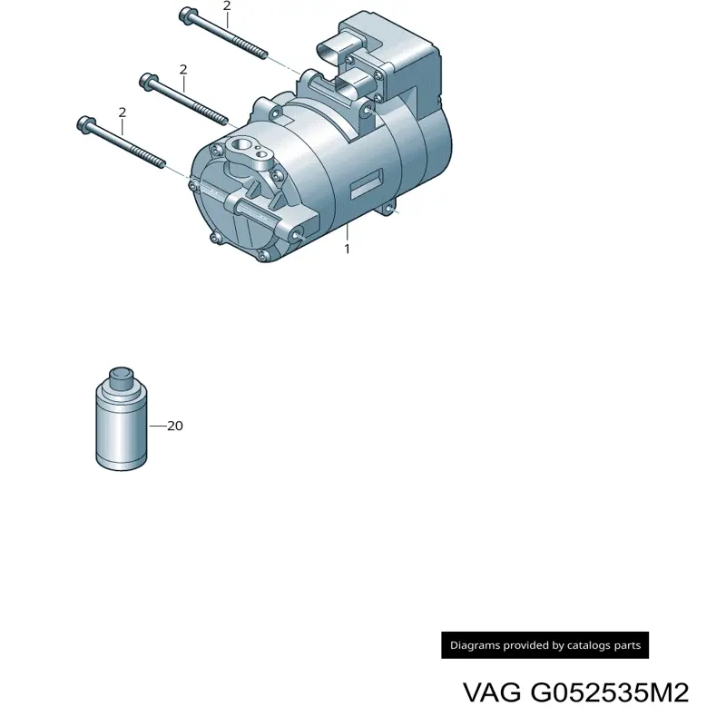 Купить G052535M2 VAG Масло компрессорное