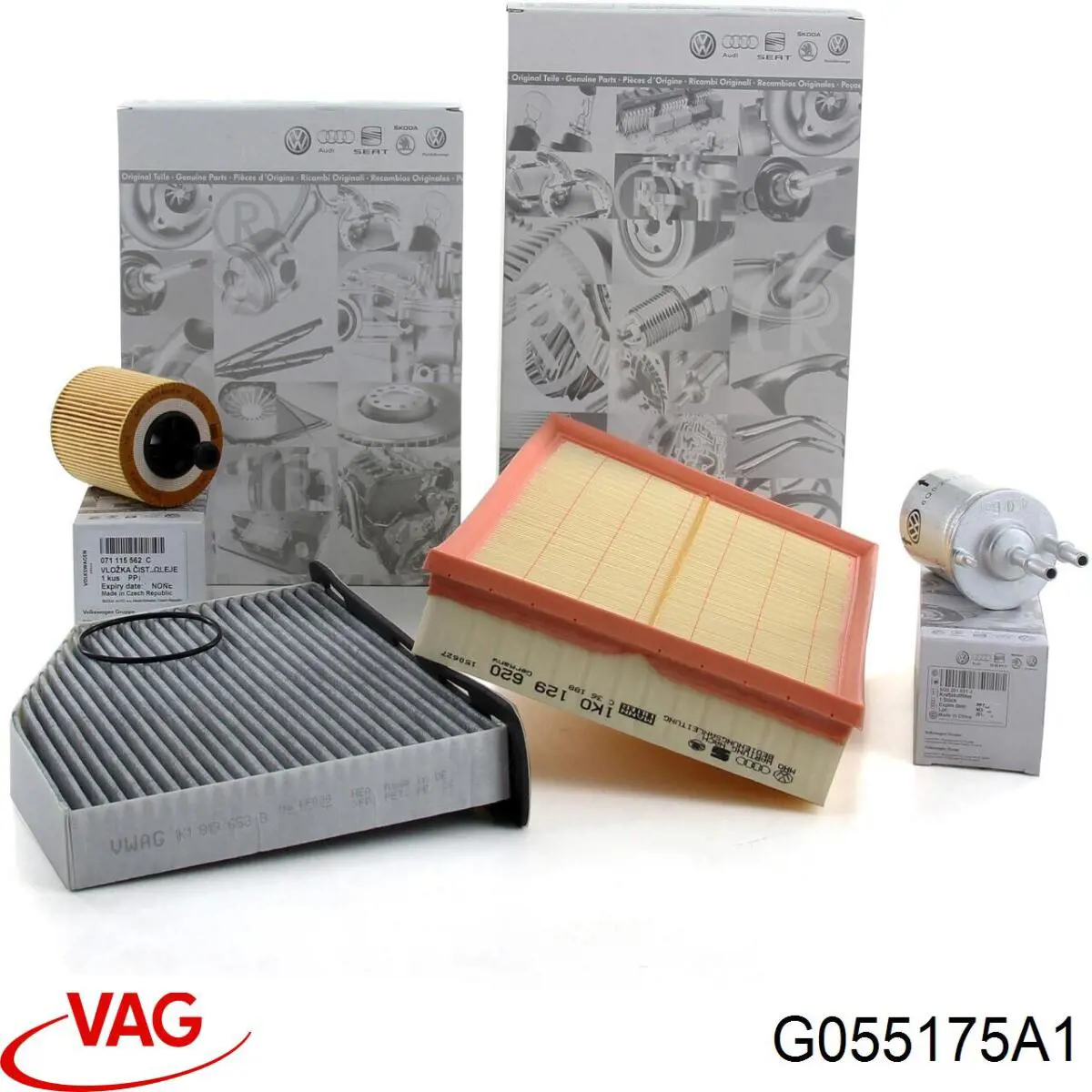 Трансмиссионное масло G055175A1 VAG