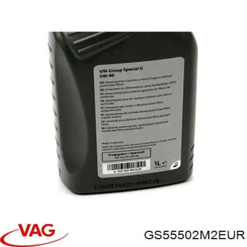GS55502M2EUR VAG Aceite de motor original y equivalente