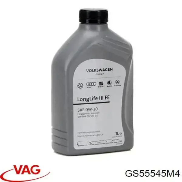 Моторное масло GS55545M4 VAG