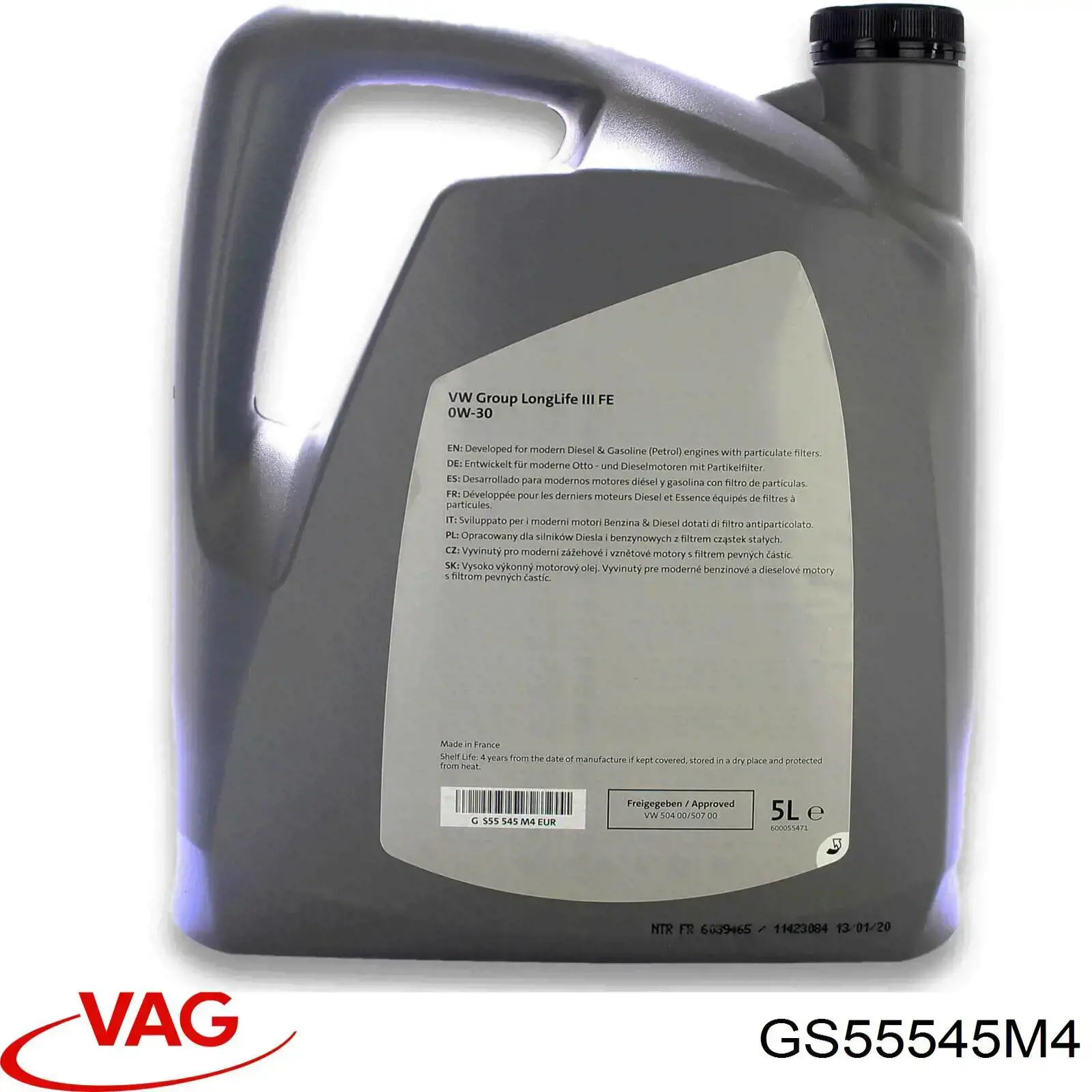Масло автомобильное VAG GS55545M4 цена, от 55.52 USD