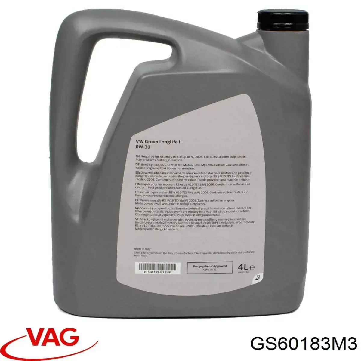 Купить GS60183M3 VAG Моторное масло для дизеля