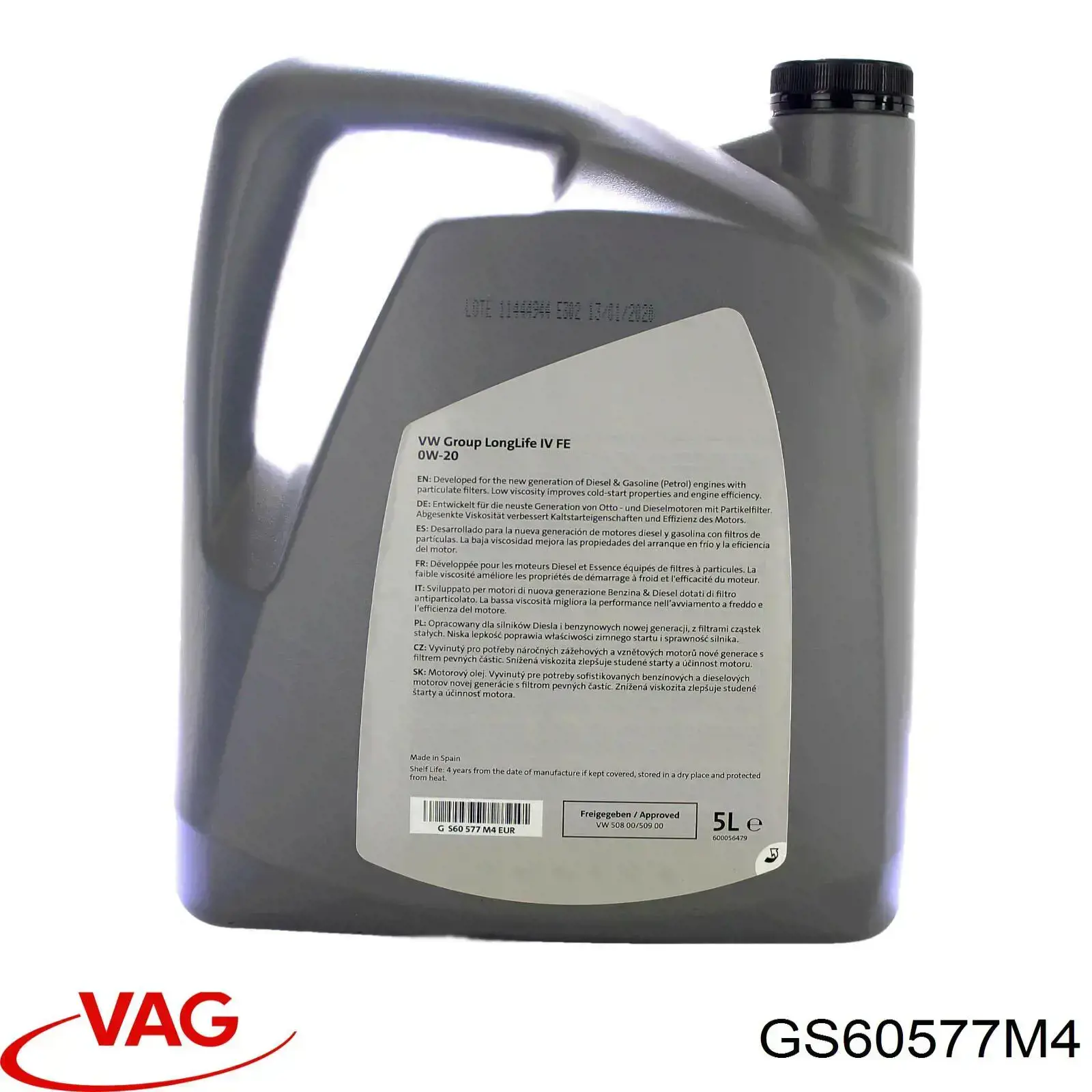 Масло автомобильное VAG GS60577M4 цена, от 80.04 USD