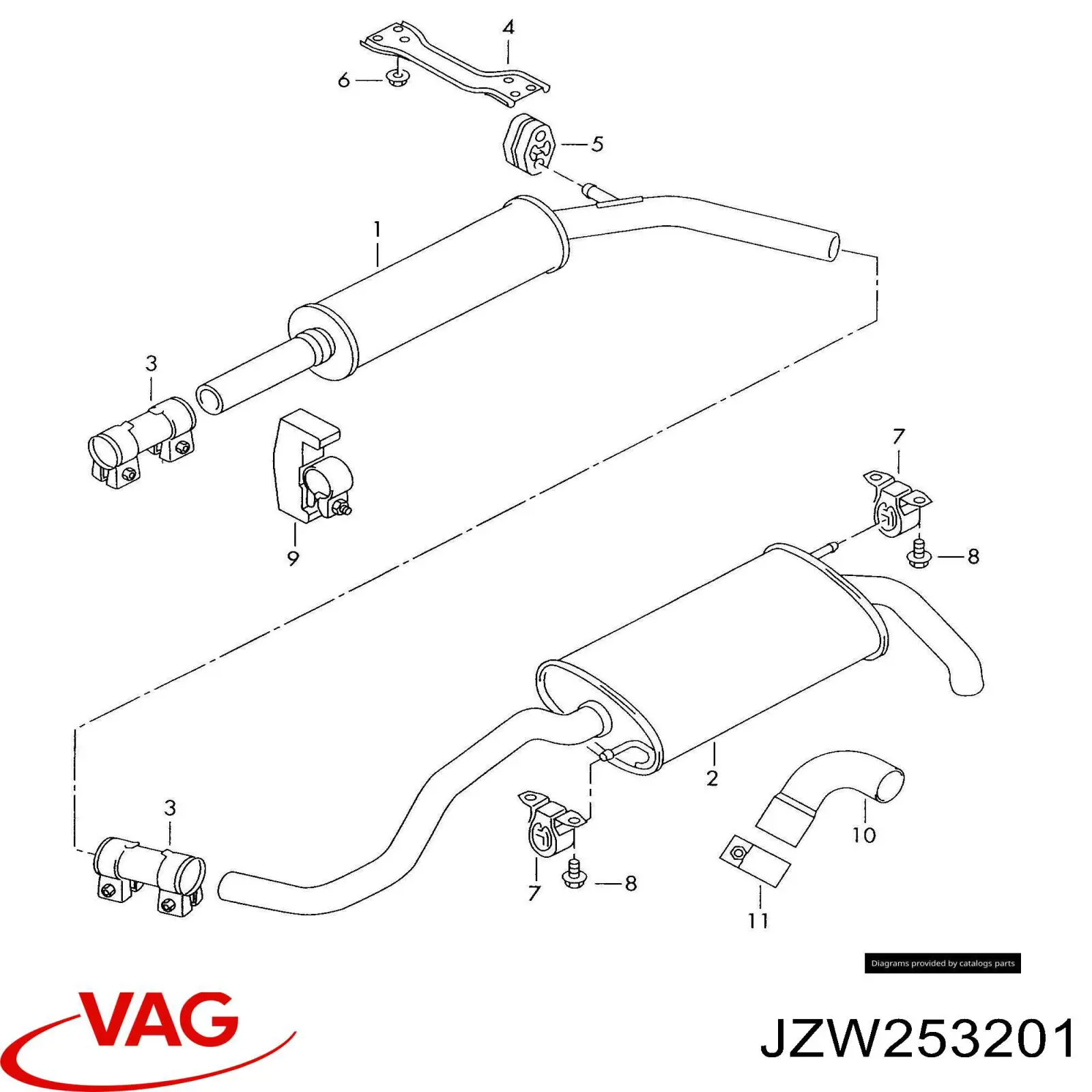  JZW253201 VAG