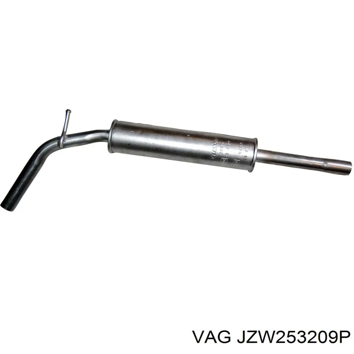 Глушитель, центральная часть VAG JZW253209P цена, от 26.27 USD
