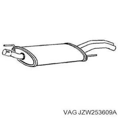 Выхлоп задний VAG JZW253609A цена, от 43.56 USD