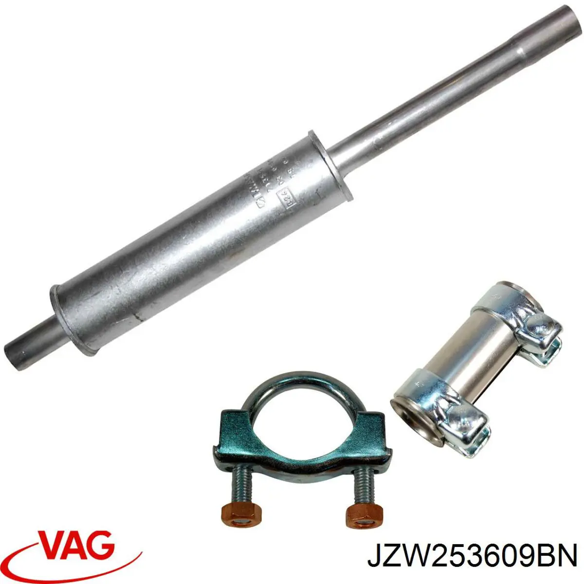 Купить JZW253609BN VAG Глушитель задний