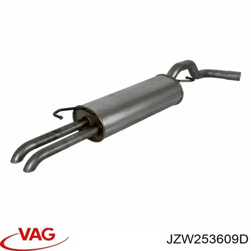 Глушитель задний JZW253609D VAG