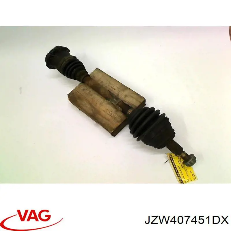 JZW407451DX VAG полуось (привод передняя левая)
