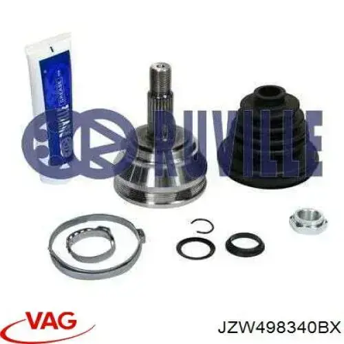Купить JZW498340BX VAG Внешняя граната