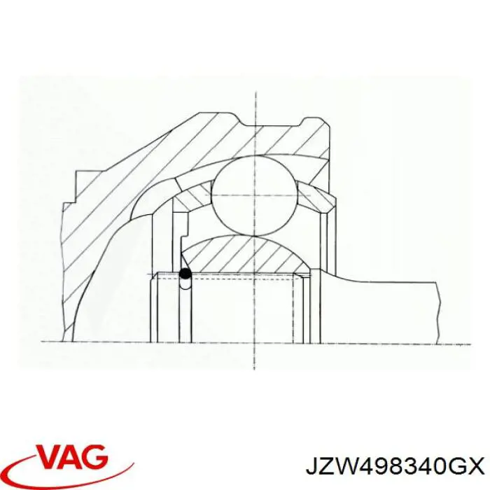 Граната колесная VAG JZW498340GX цена, от 31.94 USD