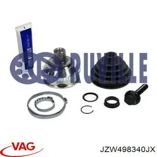 Купить JZW498340JX VAG Внешняя граната