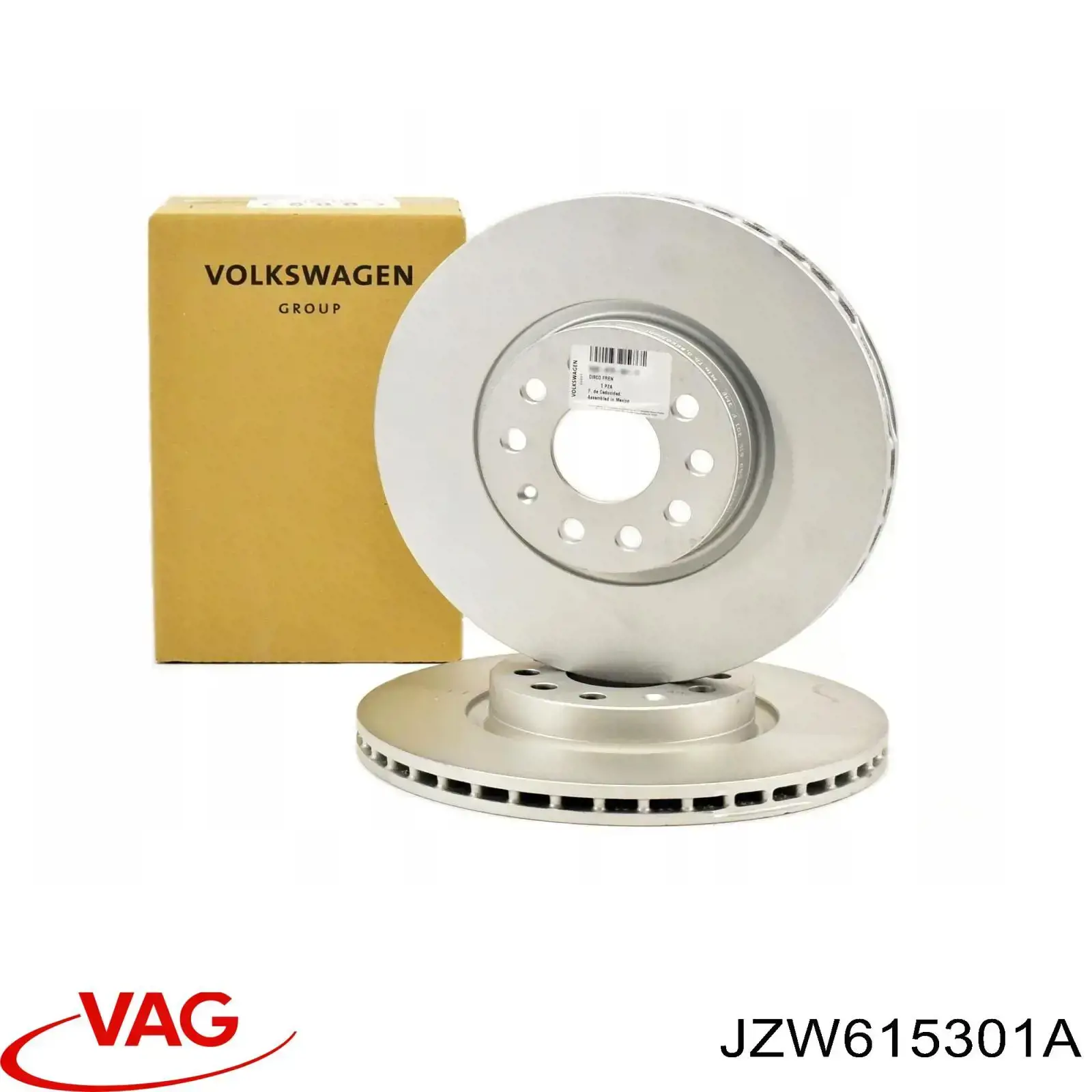 JZW615301A VAG Диск тормозной передний