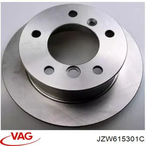 JZW615301C VAG диск тормозной передний