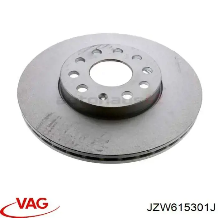 JZW615301J VAG Disco do freio dianteiro