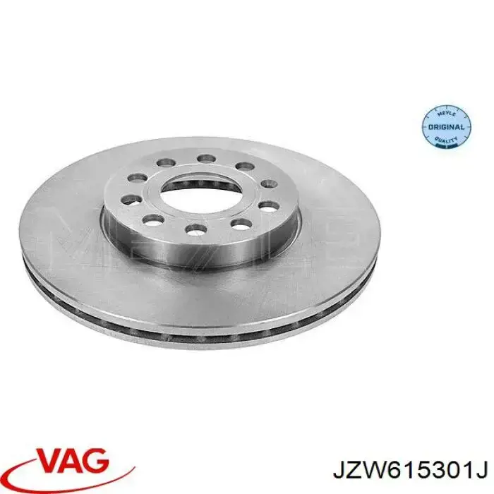 JZW615301J VAG Disco do freio dianteiro