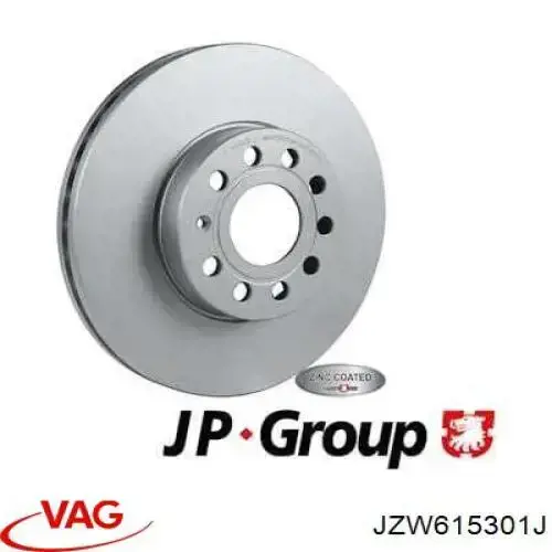 Compre JZW615301J VAG Disco do freio dianteiro
