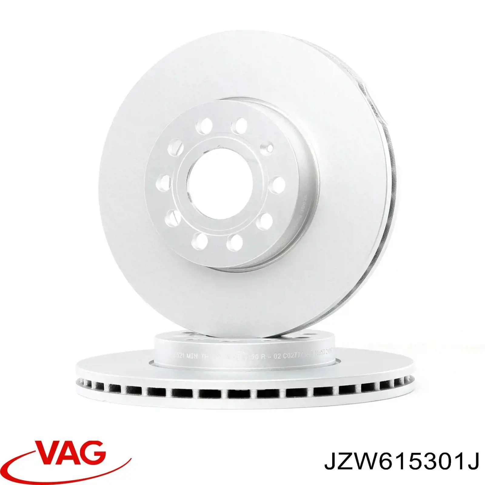 Disco do freio dianteiro VAG JZW615301J