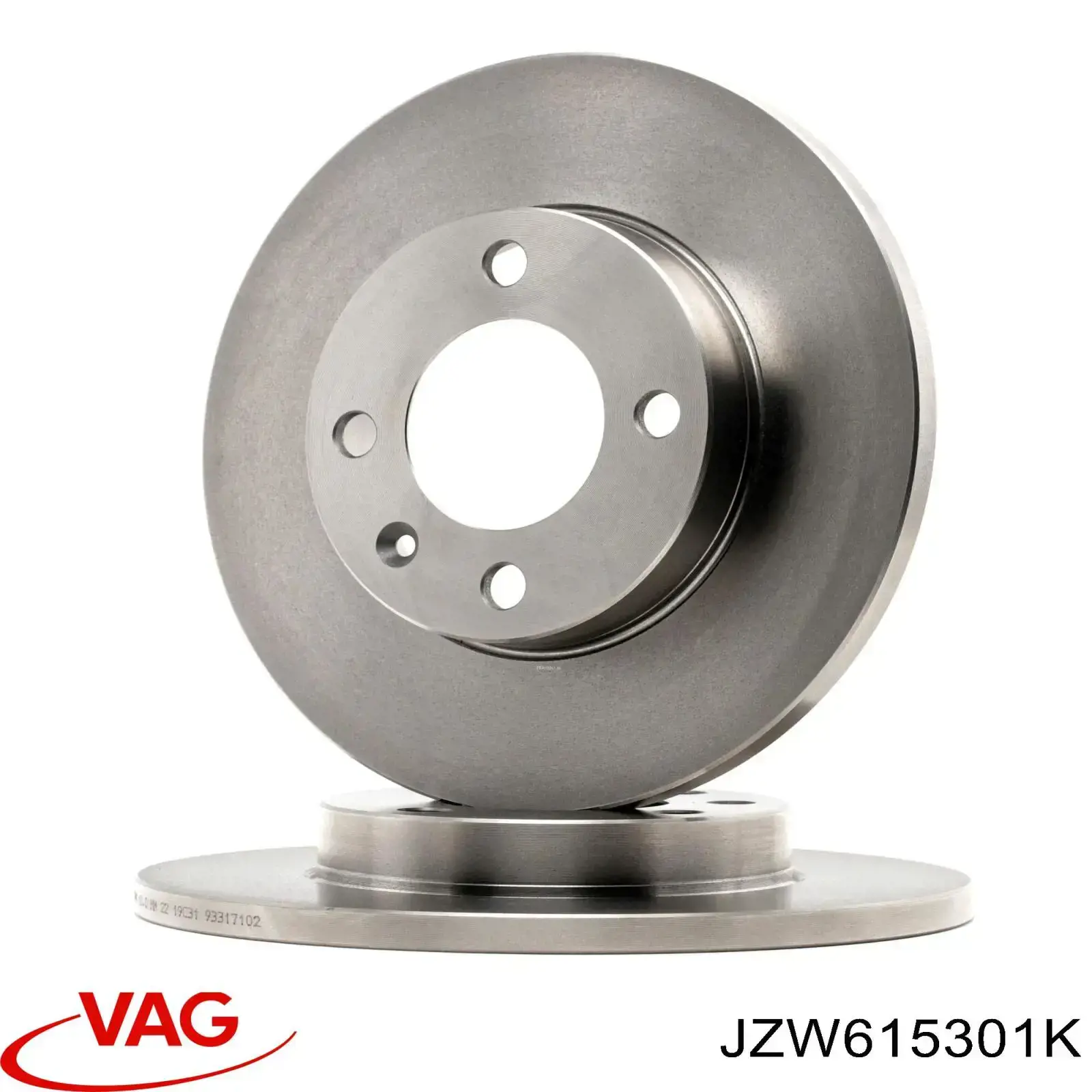 Тормоз дисковый передний VAG JZW615301K цена, от 27.40 USD