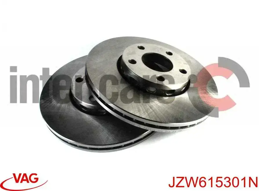 JZW615301N VAG диск тормозной передний