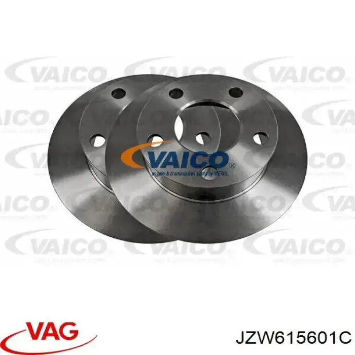 Купить JZW615601C VAG Диск тормозной задний
