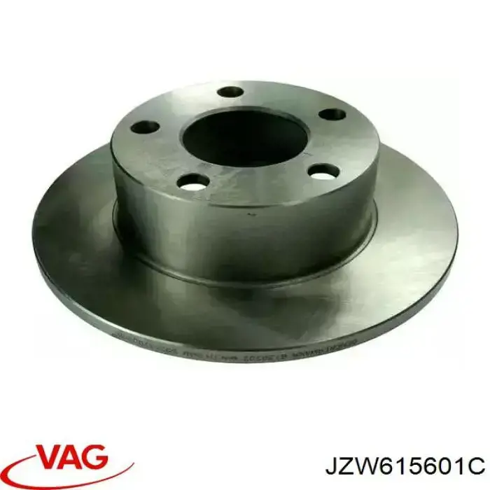 JZW615601C VAG диск тормозной задний