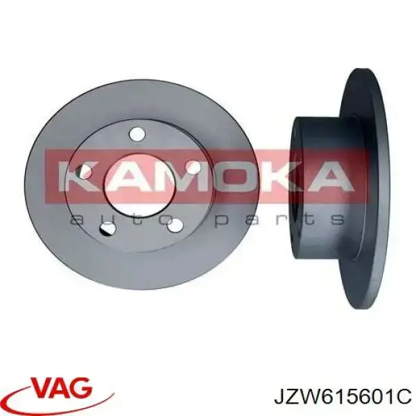Задний тормозной диск VAG JZW615601C цена, от 24.60 USD