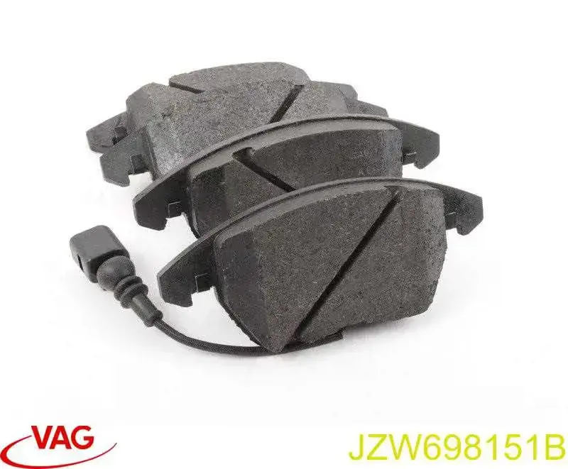 JZW698151B VAG колодки тормозные передние дисковые