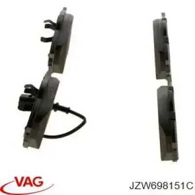 Купить JZW698151C VAG Колодки тормозные